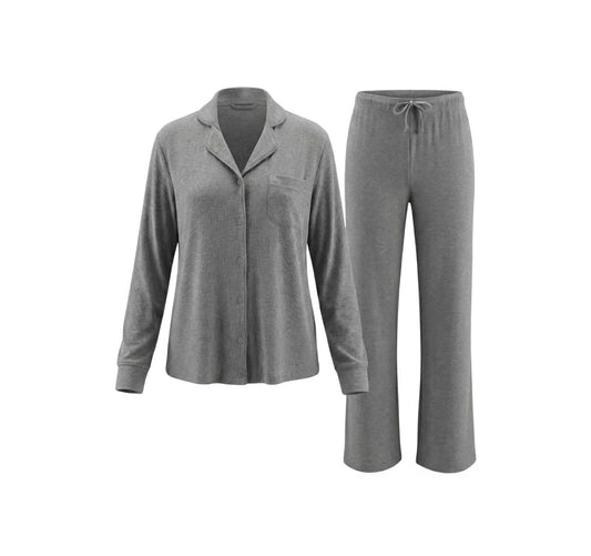 Luxury Ribbed Sleep Set – Modal & Spandex in Limited Edition Colorway Graze